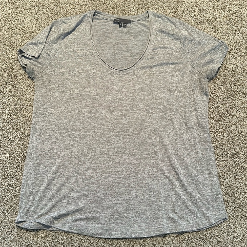 Vince Slim Scoop Neck Tee